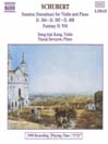 SCHUBERT: Sonatas (Sonatinas) for Violin and Piano@